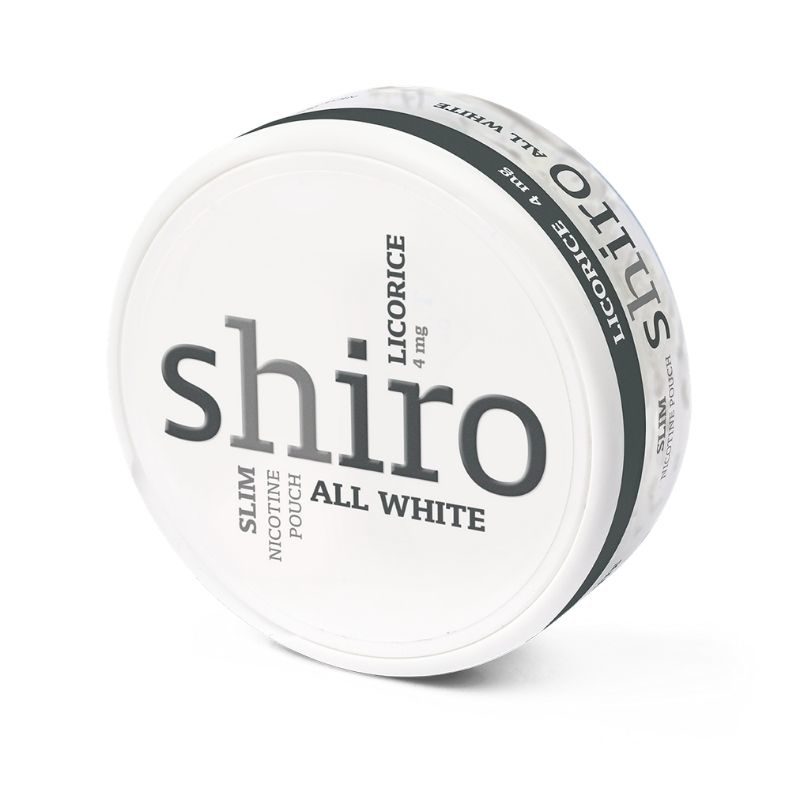 Shiro licorice nikotiinipussi