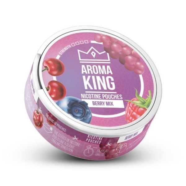 Aromaking nikotiinipussi maukkaalla marjasekoitus maulla varustettuna