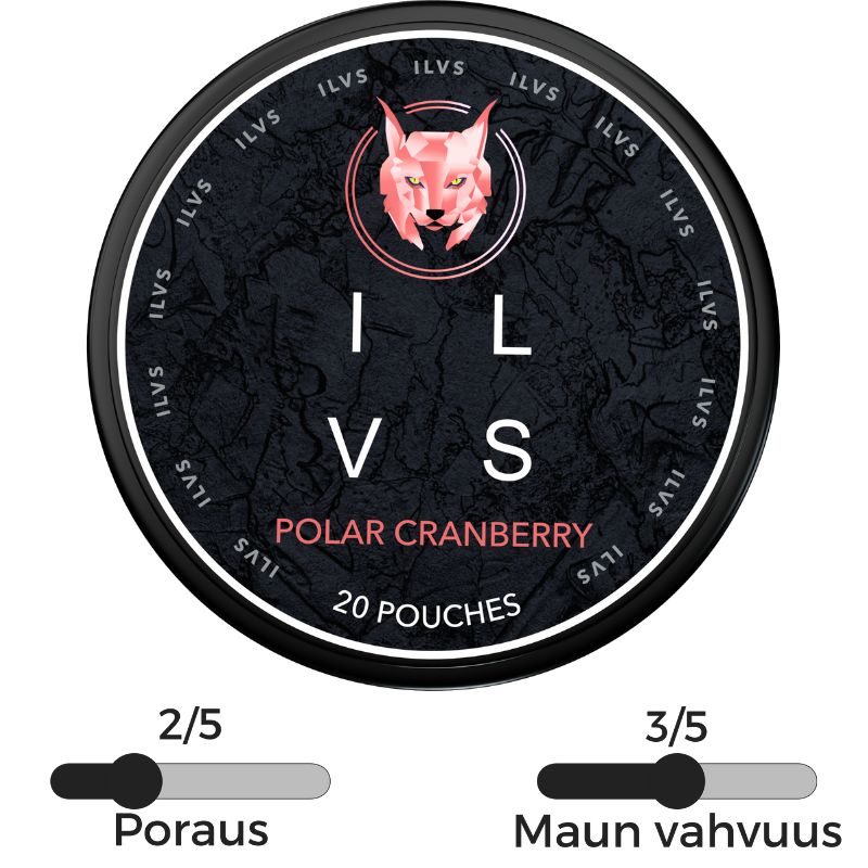 Ilvs Polar Cranberry nikotiinipussi