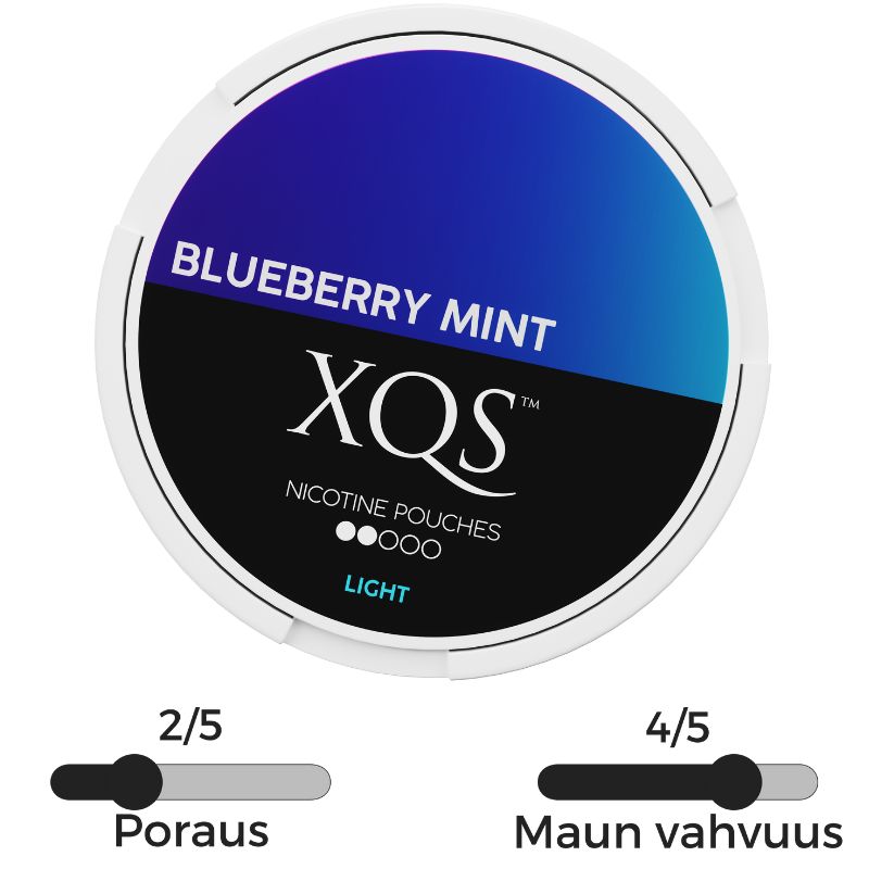 XQS Blueberry Mint nikotiinipussi