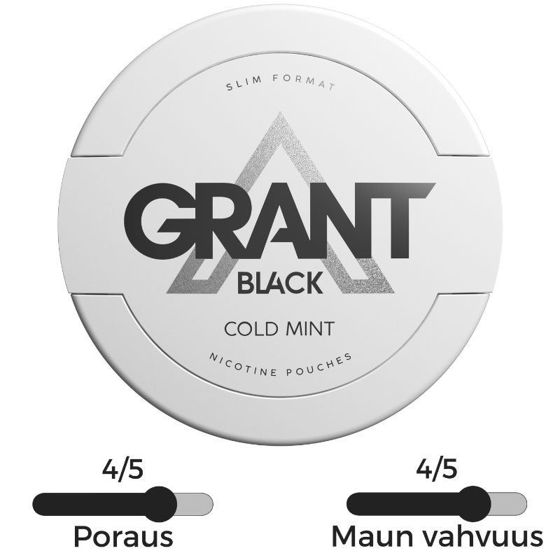 Grant Black Cold Mint nikotiinipussi