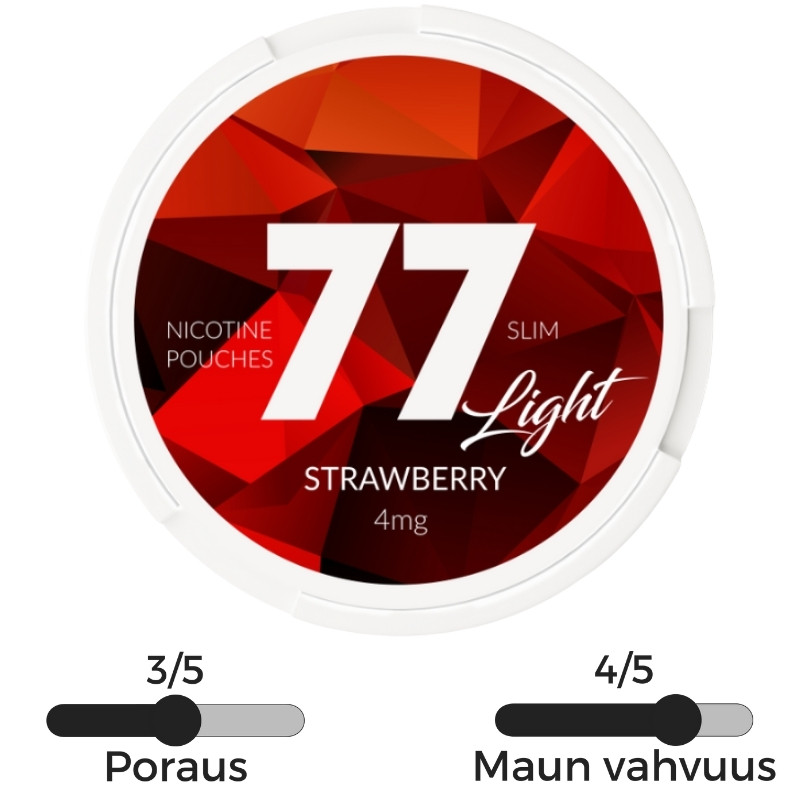 77 strawberry nikotiininuuska