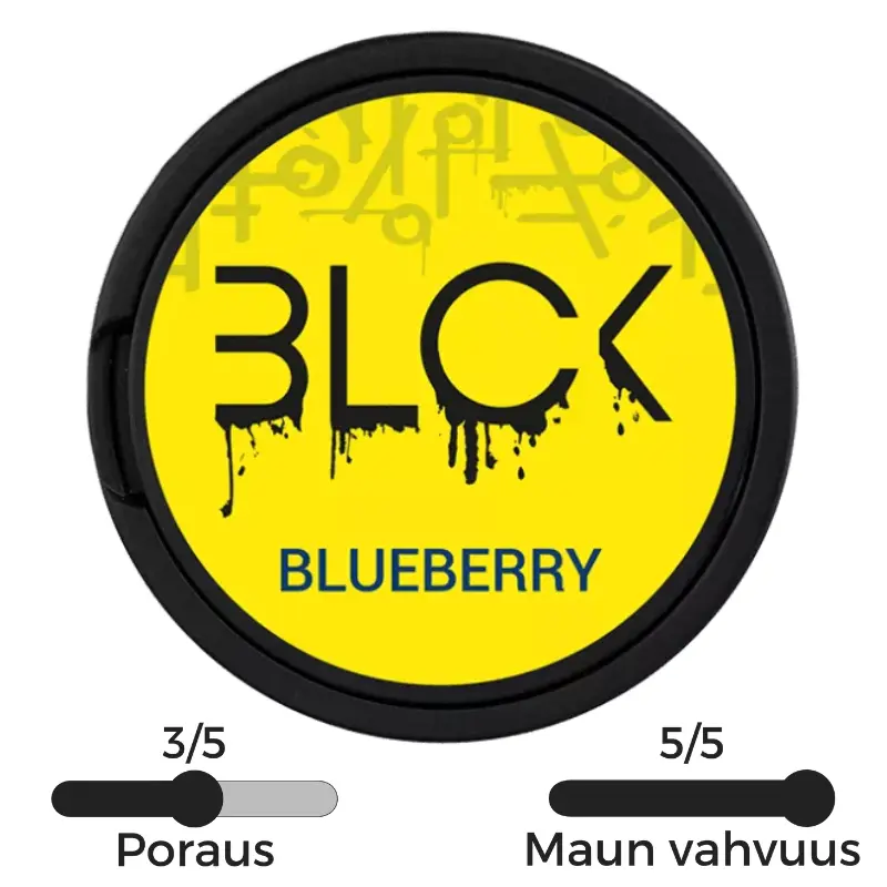 Blck Blueberry nikotiinipussit