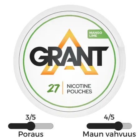 Vahvat Grant Mango Lime nikotiinipussit