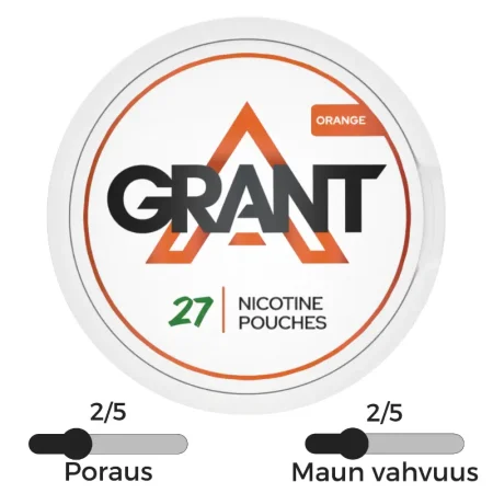 Vahvat Grant Orange nikotiinipussit