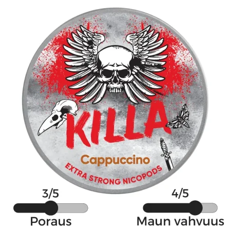 Killa Cappuccino Extra Strong nikotiinipussit