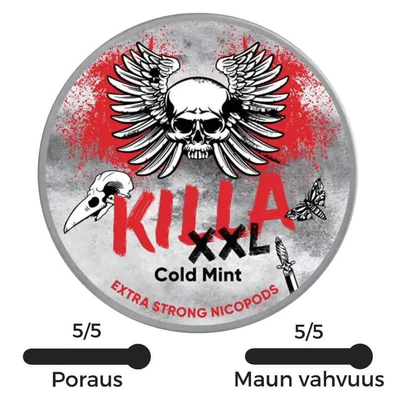 Killa Cold Mint XXL Extra Strong nikotiinipussit
