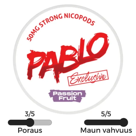 Pablo Exclusive Passion Fruit nikotiinipussi