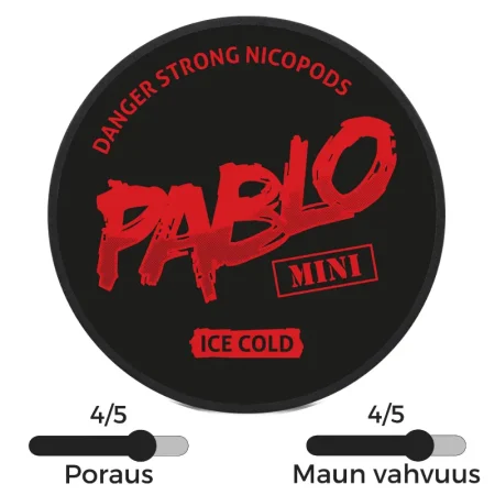 Pablo Mini Ice Cold vahva nikotiinipussi
