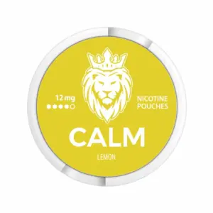 Calm Lemon can with a minimalistic design in yellow and white.
