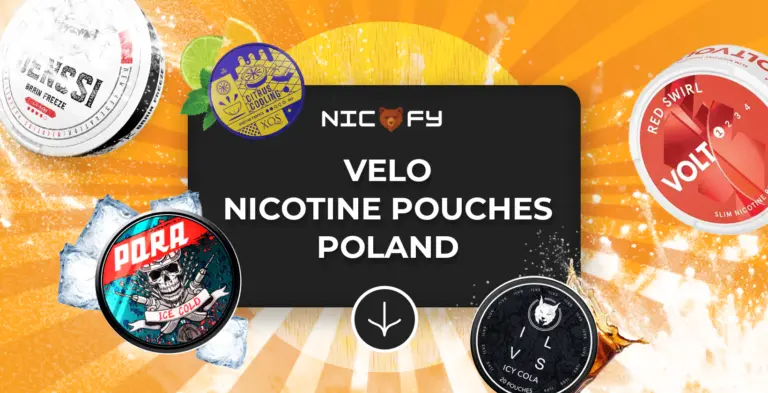 Velo nicotine pouches are popular in poland